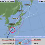 台風接近中..でも残業