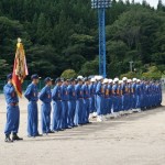 本番!豊根村消防操法訓練会