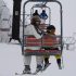 息子7歳の誕生日は茶臼山でスキー