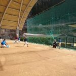 少年野球練習、伯父さん来たる