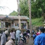 上黒川熊野神社秋祭りとお茶の剪定作業