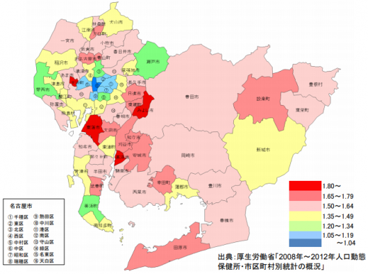 人の動きを地図で色分け Kenta S Blog