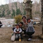 消防団役員による管内地理実査(妻は新入園児祈祷@熊野神社)